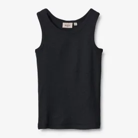 Wool Singlet Iggy - navy