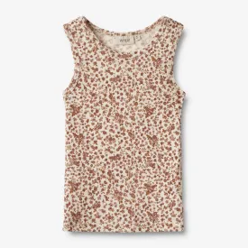 Wool Singlet Iggy - rose flowers
