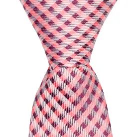 XP10 - Salmon Gingham Standard Width