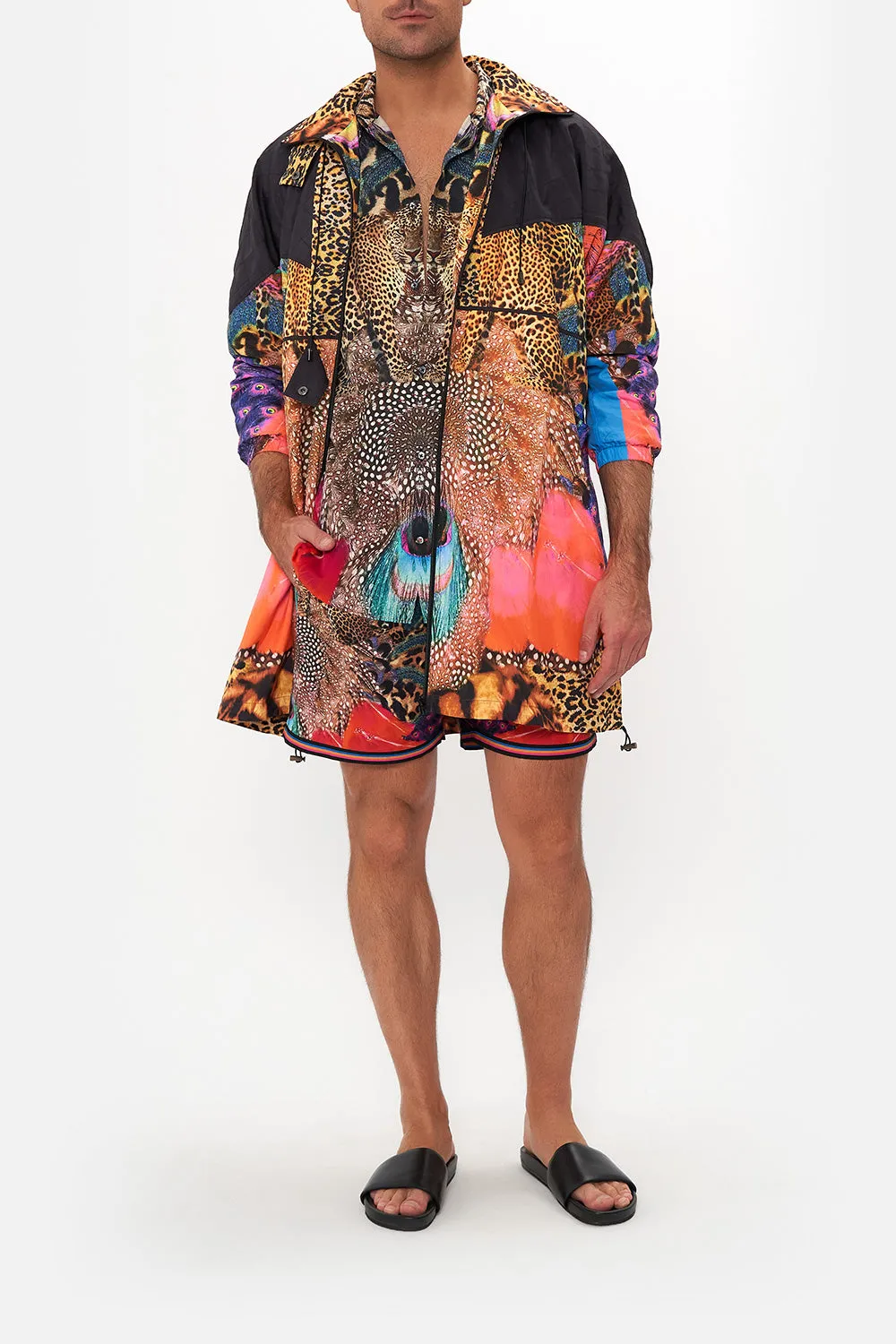 ZIP THROUGH PARKA JACKET XANADU RISING